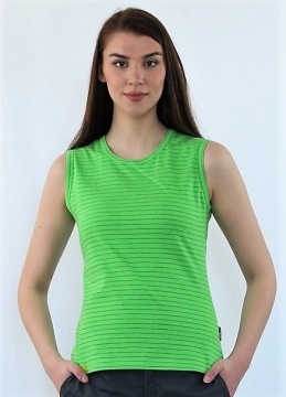 ESD T-shirt sleeveless type ESD121, lime