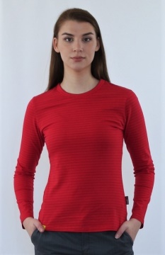 ESD T-shirt long sleeves type ESD111, red