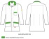 ESD coat fashionable collection type ESD502, white