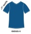 ESD T-shirt short sleeves type ESD101, royal blue