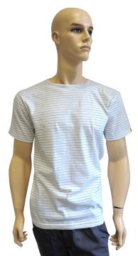 ESD T-shirt short sleeves type ESD101, white