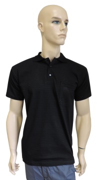 ESD polo short sleeves type ESD140, black | ESD 140 black