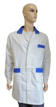 ESD coat fashionable collection type ESD502, white