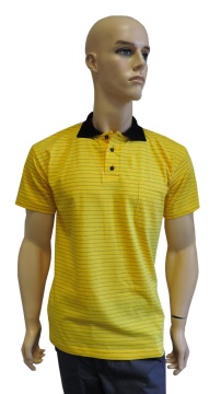 ESD polo short sleeves type ESD140, yellow