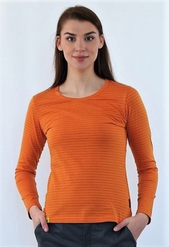 ESD T-shirt long sleeves type ESD111, orange