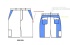 ESD kraťasy UNISEX typ ESD303N