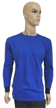 ESD triko bez kapsy, dlouhé rukávy ESD111, královsky modré | ESD tričko CleverTex