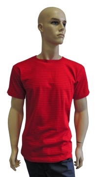 ESD triko bez kapsy, krátké rukávy ESD101, červené
