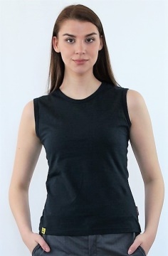 ESD T-shirt sleeveless type ESD121, black