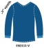 ESD T-shirt long sleeves type ESD111, royal blue