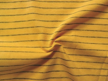 ESD triko s kapsou, dlouhé rukávy ESD112,ESD112F žluté | ESD_jednolíc_světle_žlutý