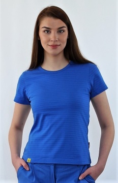 ESD T-shirt short sleeves type ESD101, royal blue