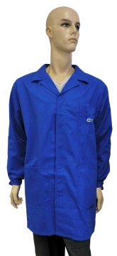 ESD coat classic type ESD501, royal blue