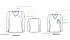 ESD T-shirt long sleeves type ESD111, white