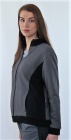 ESD sweatshirt, pocket & zip fastening type ESD203, anthracite