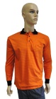 ESD polo long sleeves type ESD130, orange